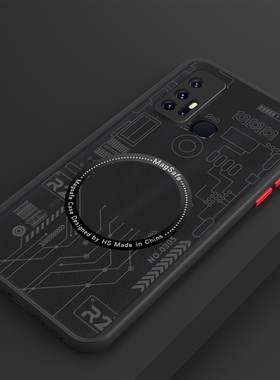 vivoz5手机壳嵌入引磁环