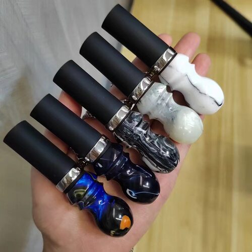 阿拉伯水烟配件 个人挂脖带铁链树脂烟嘴hookah mouthpieces