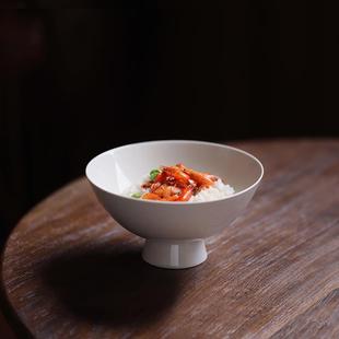 粗陶碗复古家用手工土陶碗餐具食器吃饭碗汤碗创意沙拉碗面碗 日式