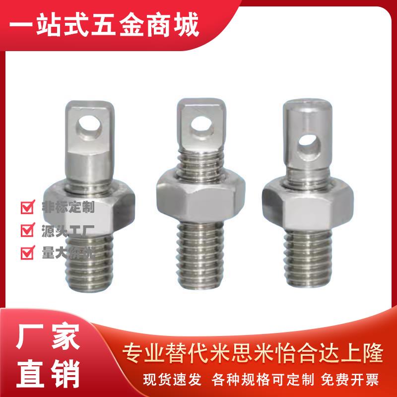 SAIPOZ3/4/5/6-10~25/30两平面颈部全螺纹型弹簧用拉伸支柱 FFE11