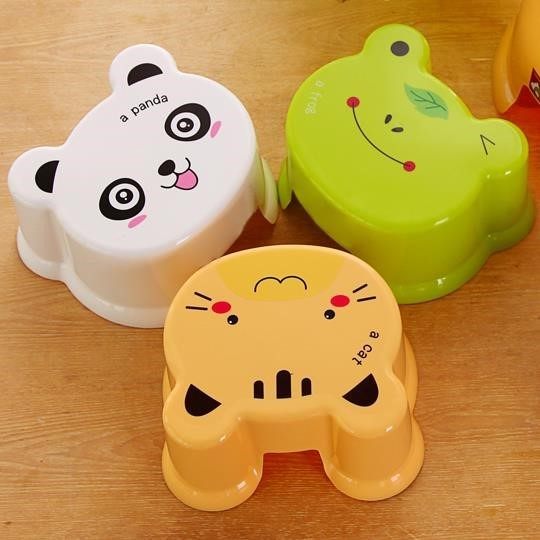 幼儿园儿童塑料加厚动物小凳子家用可爱卡通矮凳板凳踩脚凳马桶凳