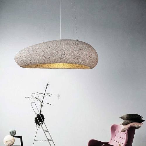 石头艺术餐厅吧台橱窗小吊侘寂风