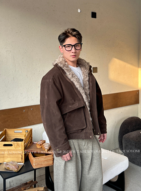 TTYM*毛领拼接设计感防风保暖加厚保暖羽绒服外套男女同款