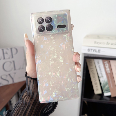 适用小米mixfold3手机壳贝壳纹