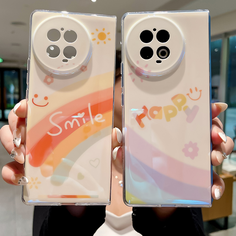 vivoxfold2卡通彩虹手机壳