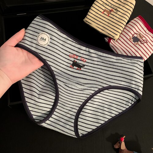 纯棉质乖萌小猫内裤~一眼爱上啦