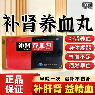 修正 补肾养血丸20袋补肝肾益精血身体虚弱血气不足须发早白
