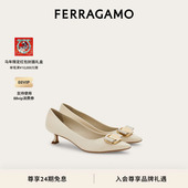 FERRAGAMO菲拉格慕女士新版 新年礼物 Vara低跟鞋