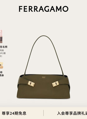 【张钧甯同款】FERRAGAMO菲拉格慕女士Hug 横版单肩包