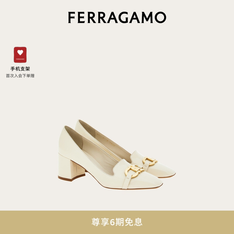 FERRAGAMOGancini扣饰高跟鞋