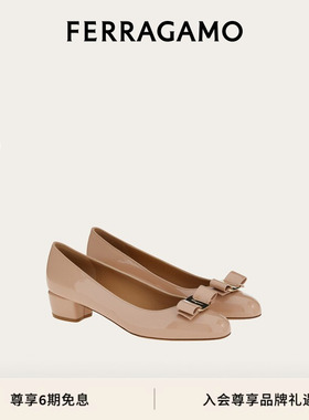 【6期免息】FERRAGAMO菲拉格慕女士经典VARA高跟鞋婚鞋