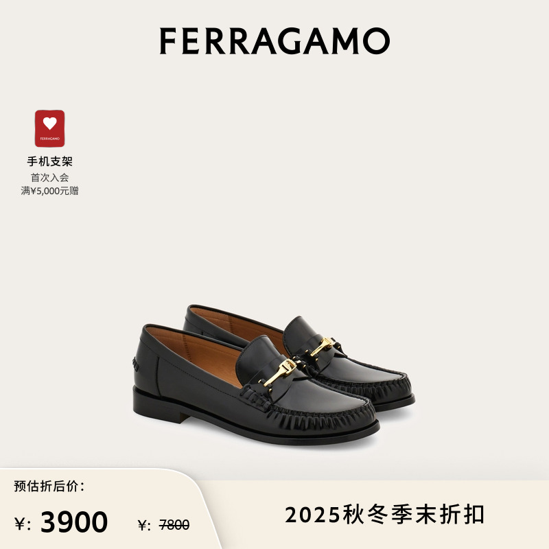 【限时优惠】FERRAGAMO菲拉格慕女士新Vara乐福鞋莫卡辛鞋