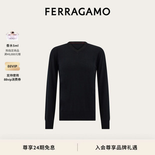 V领毛衣 FERRAGAMO菲拉格慕男士 新品
