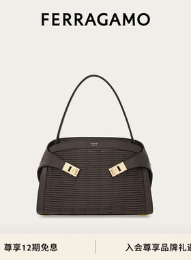 【12期免息】FERRAGAMO菲拉格慕女士Hug Soft单肩包（中号）