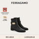 新年礼物 FERRAGAMO菲拉格慕女士Hug扣饰踝靴