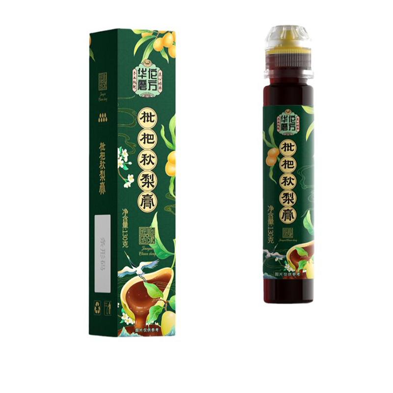 华佗磨方枇杷秋梨膏130g瓶装百合罗汉果胖大海玉竹正品养生膏滋