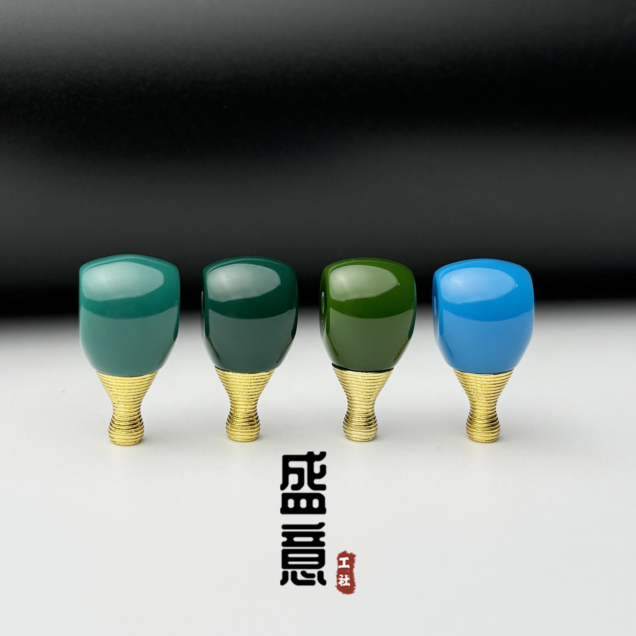 2025精工雕刻高瓷玉化雪巴琉璃分体三通金刚菩提手串手持108颗配