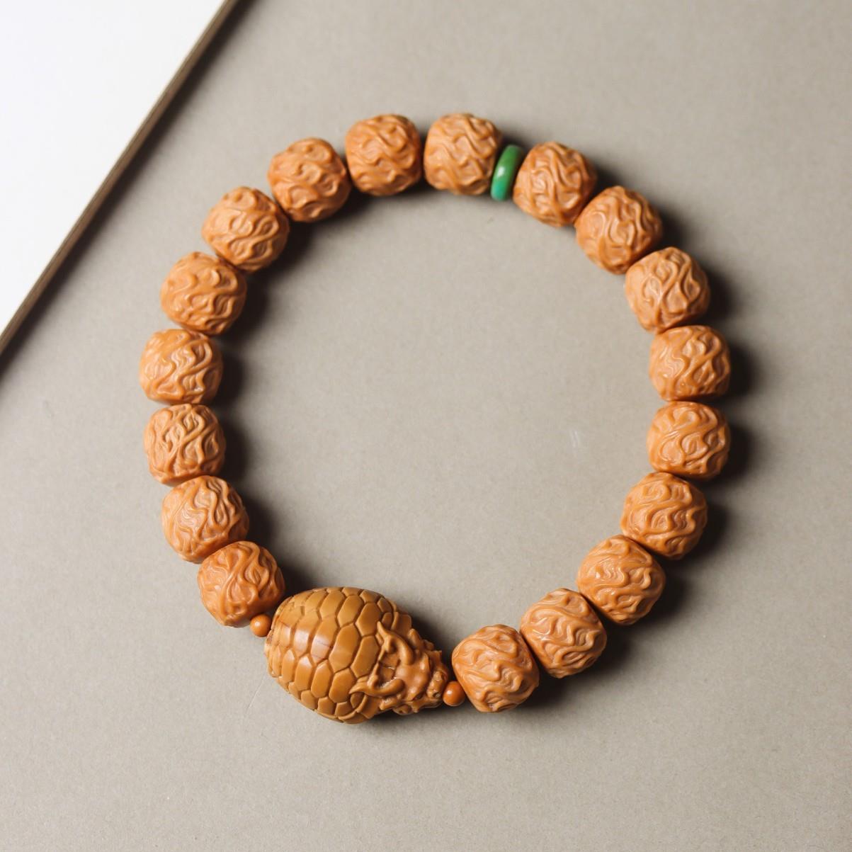 2026核桃精品粗筋手串男配饰大单籽菩提文玩猴头佛珠雕刻盘玩小京