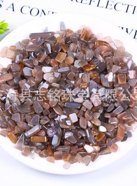 2026天然黑骨干月光石黑太阳石香薰扩香石鱼缸盆栽造景装饰摆件淘