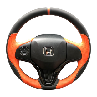 适用于奇瑞捷途旅行者山海LT12X7950PLUSC-DM手缝方向盘把套真皮