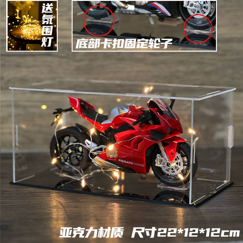 川崎h2r摩托车模型机车合金摆件仿真玩具生日圣诞节男生朋友礼物