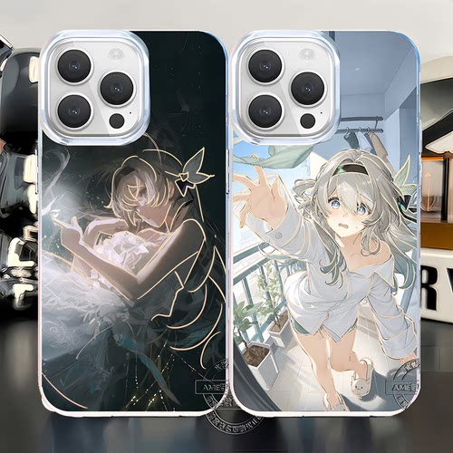 崩坏星穹铁道手机壳蜡笔流萤银狼