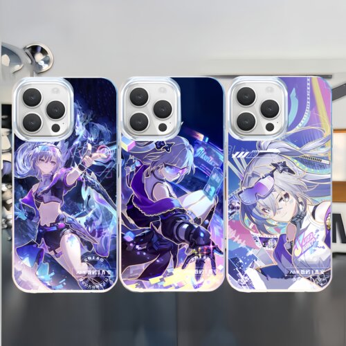 星穹铁道手机壳银狼爻光绯英火花