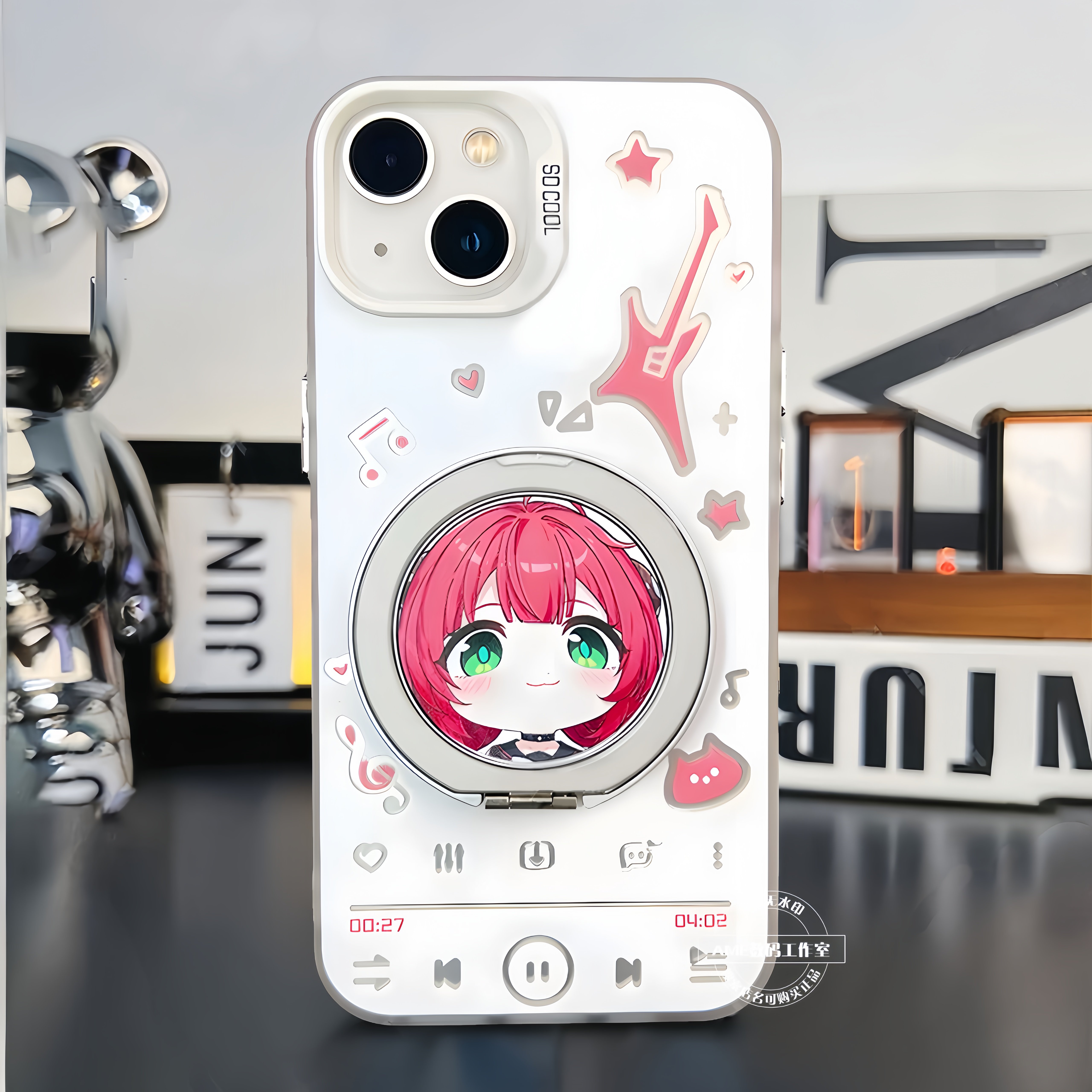 绝区零手机壳仪玄艾莲乔适用苹果16磁吸彩银支架iphone14原神芙宁娜丝柯克小米15红米k80华为mate70一加13T