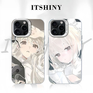 二次元 春日野穹适用苹果16彩银壳iphone15小米14穹妹华为mate60红米k70一加ace3proiqooneo9保护套 手机壳新款