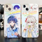 原神魈手机壳散兵新款 公子钟离万叶温迪绫人适用苹果16彩银iphone16e华为m70小米15红米k80iQOO12一加ace3