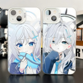 蔚蓝档案手机壳砂狼白子黑子日奈星野爱丽丝适用iphone16苹果14彩银华为m70小米15红米K80vivoiqoo13一加ace5