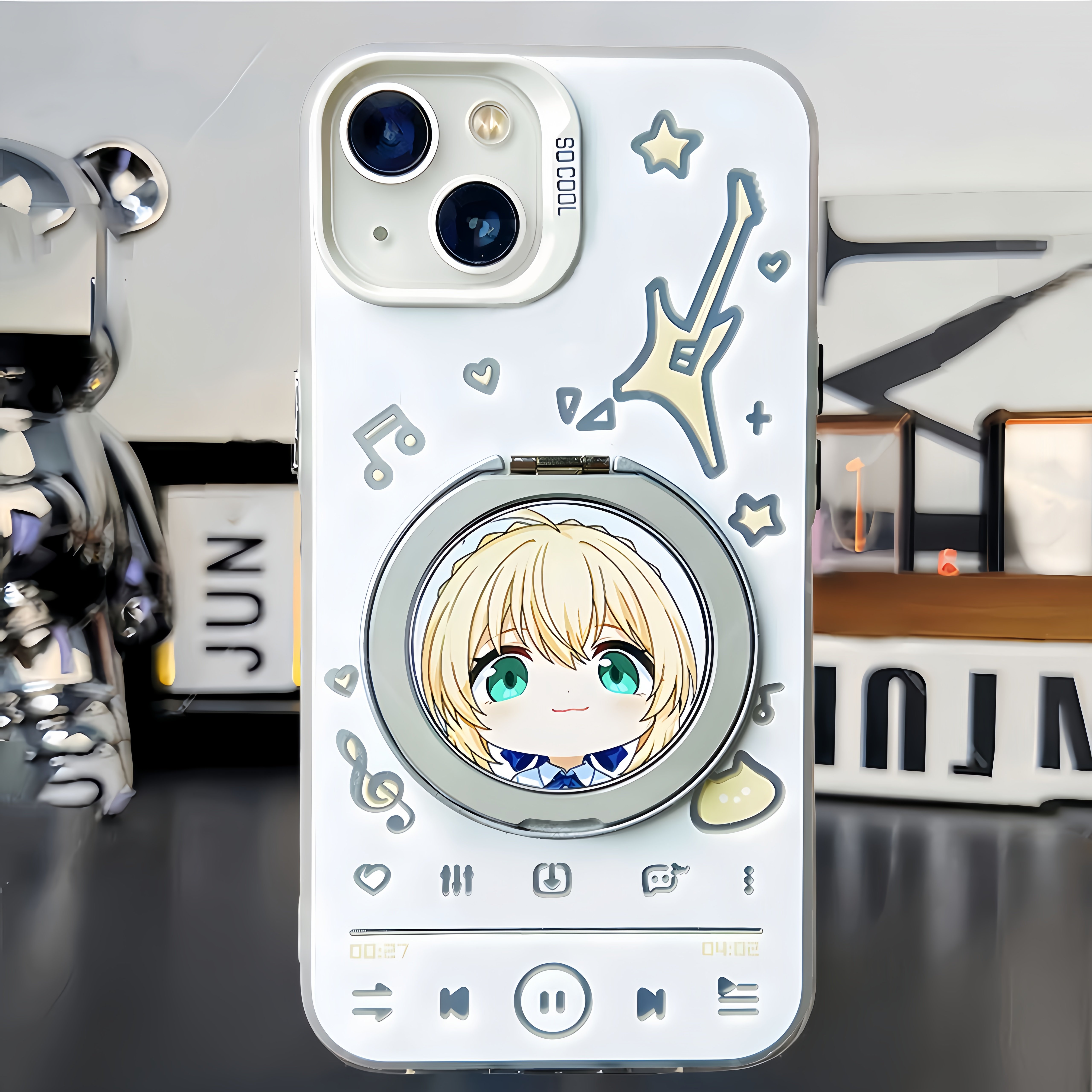 二次元手机壳阿尔托莉雅saber适用苹果16彩银iphone14华为m70小米15红米K80防摔vivox200siqoo13一加ace5周边