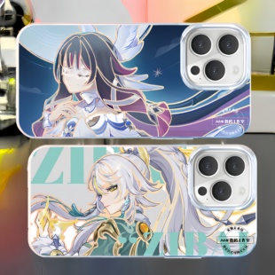 原神手机壳兹白哥伦比娅桑多涅绫华仆人适用苹果17极光金iphone16小米15二次元华为m80红米k90iqoo13一加ace6