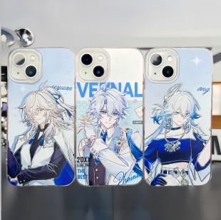 星穹铁道手机壳奶茶新款爻光景元白厄适用苹果17冰川纹iphone16小米17红米K90华为m80VIVOx300iqoo15一加ace6