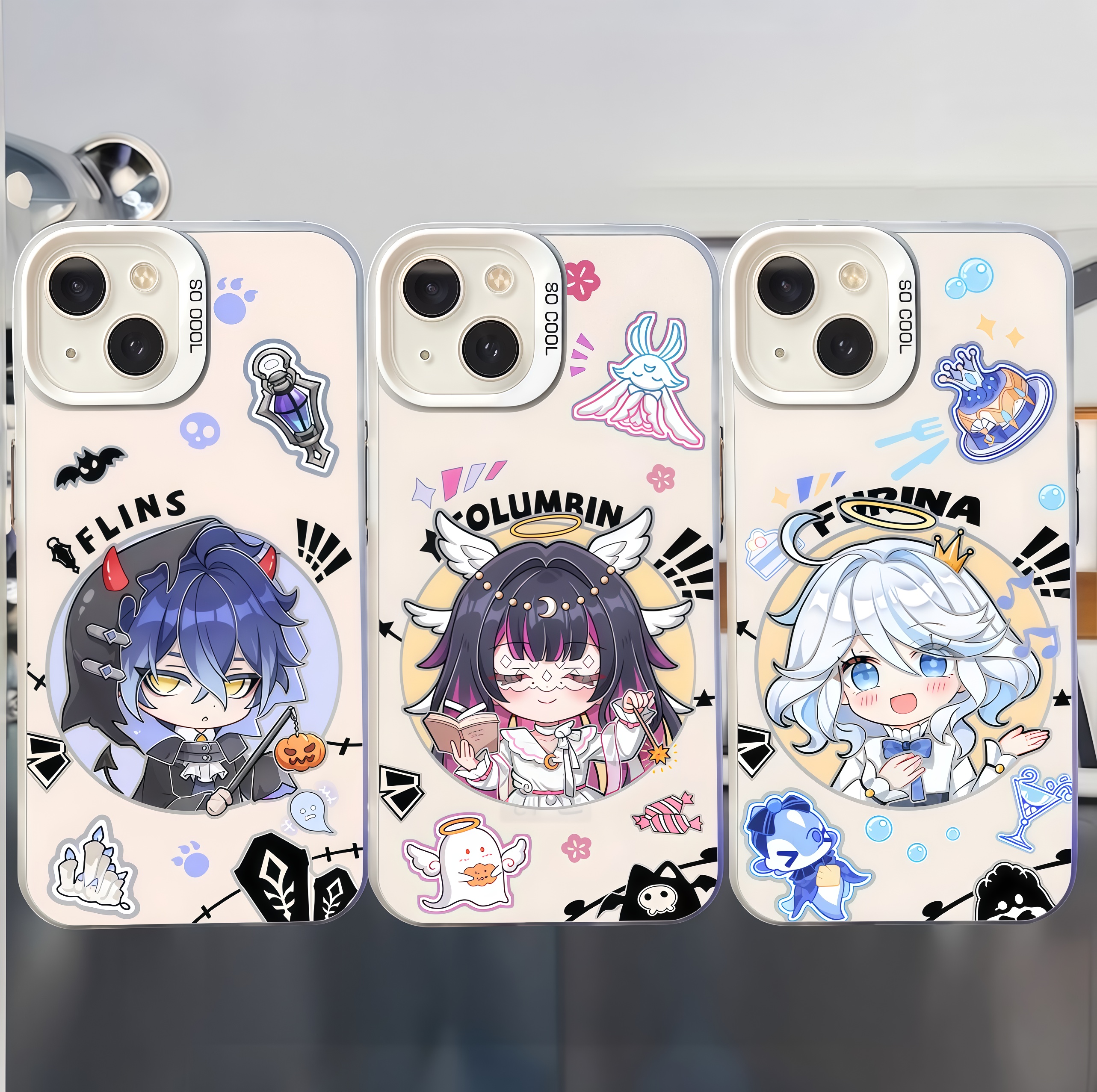 原神手机壳哥伦比娅菲林斯万圣节