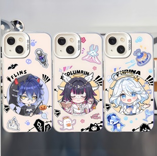 原神手机壳少女哥伦比娅菲林斯万圣节适用苹果17彩银iphone16小米17红米k80华为m70荣耀400iqoo15一加13周边