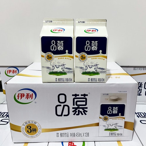 伊利品慕原味常温酸奶458ml