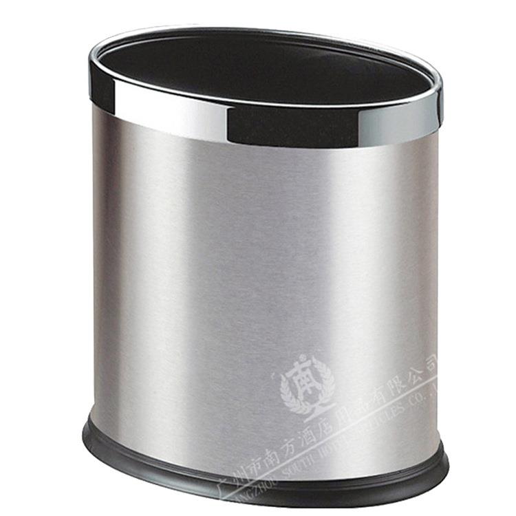 10L木纹漆黑色家用酒店卫生间垃圾筒椭圆双层垃圾桶GPX-45B房间桶