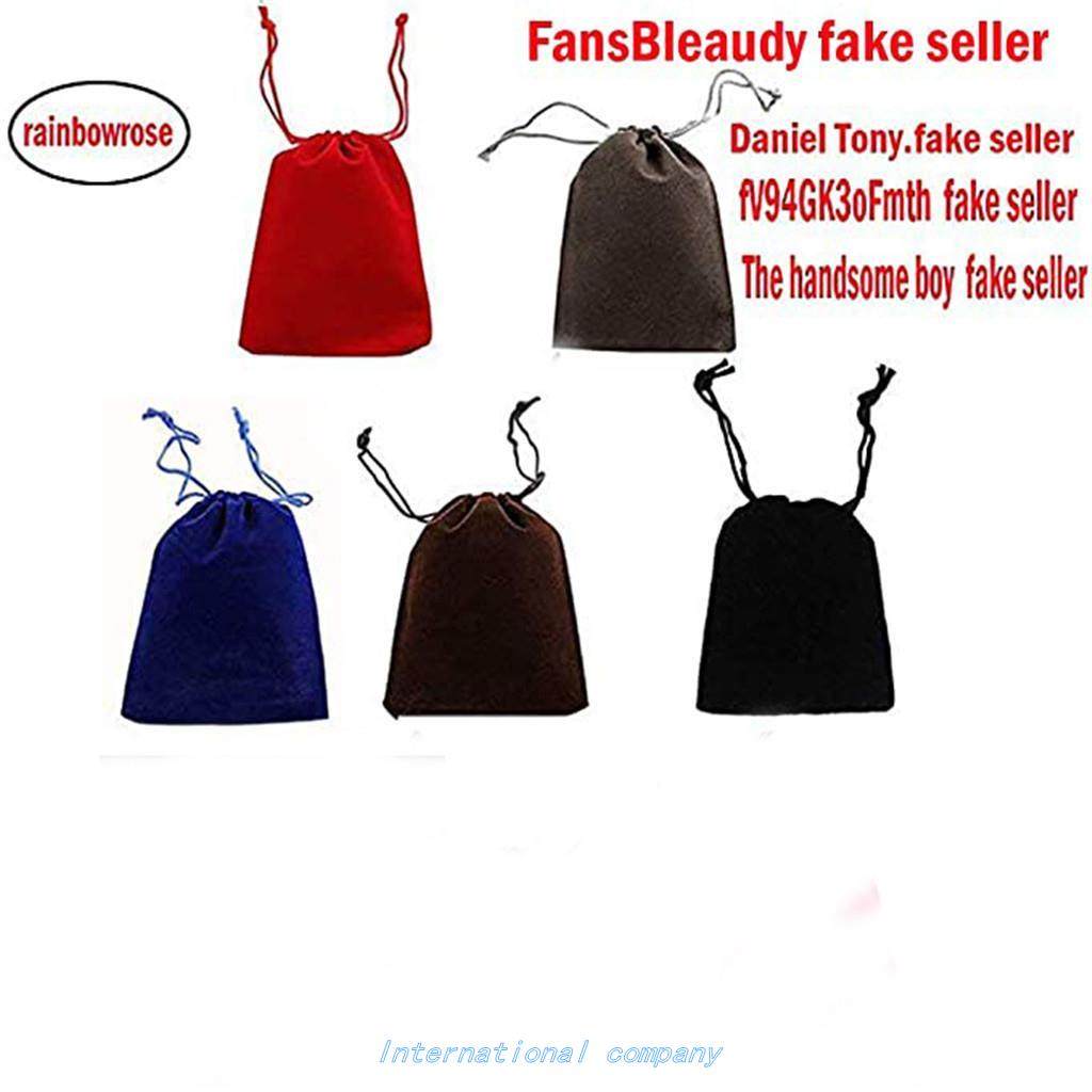 black velvet cloth jewelry pouches drawstring bags christmas
