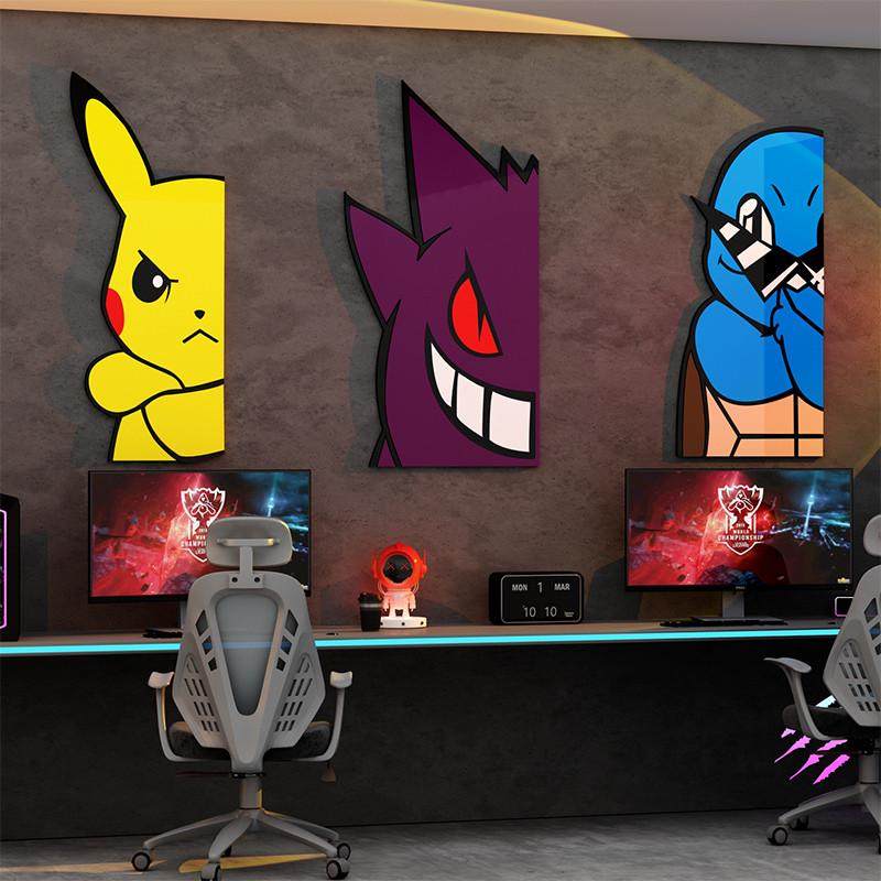 耿鬼电竞屋脑房间布置装饰品贴纸挂画网红改造小儿童卧室男孩墙面,家居饰品,文化墙贴,淘宝优惠券,粉丝福利购,淘宝优惠卷