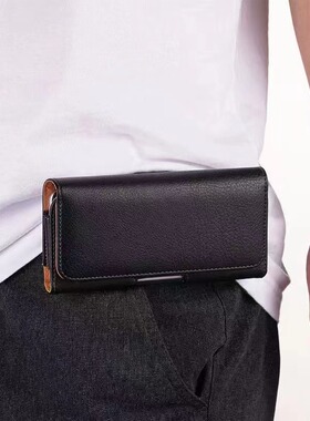 适用苹果14手机壳15挂腰包iPhone6/7/8 plus穿皮带XSMax XR腰带皮套平果SE2腰挂包iPhone12Pro裤腰包高端男士