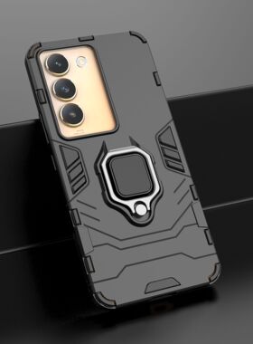 适用VIVOY200E铠甲黑豹手机壳rY100车载支架男女新款简约防摔套