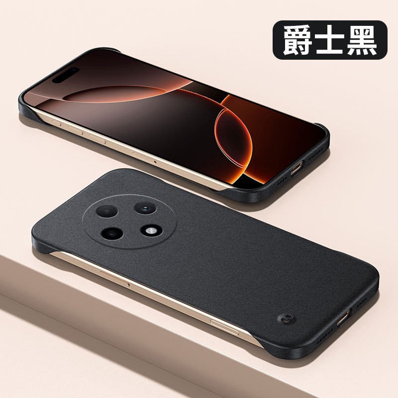 oppoa3pro手机壳a3新款2024无边框pro半包超薄散热不顶膜网红女op高级感曲面屏0pp0男款透明5G硬壳oppo适用