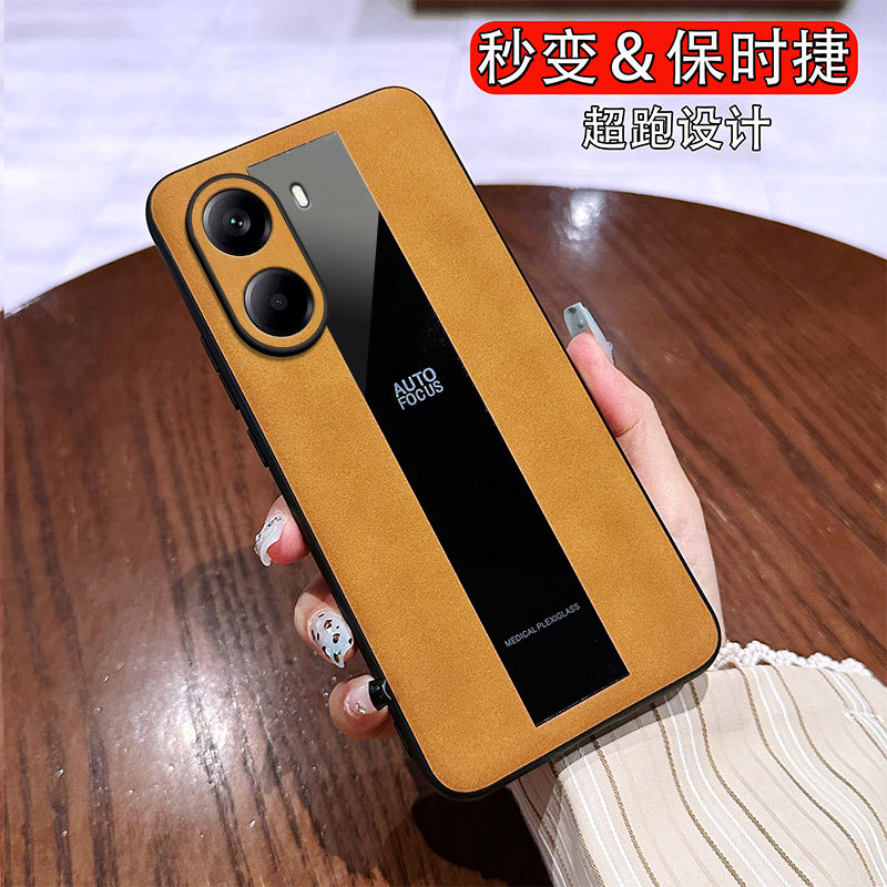 红米turbo4pro手机壳小米trubo4保护套简约redmiturbo4帆布羊巴皮高端时尚男款防摔镜头全包创意女新款适用