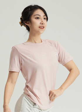 AMRAP速干衣夏季女士运动上衣跑步羽毛球瑜伽服冰丝短袖t恤