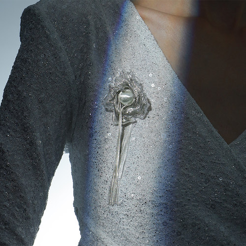 小众轻奢高级流苏胸针