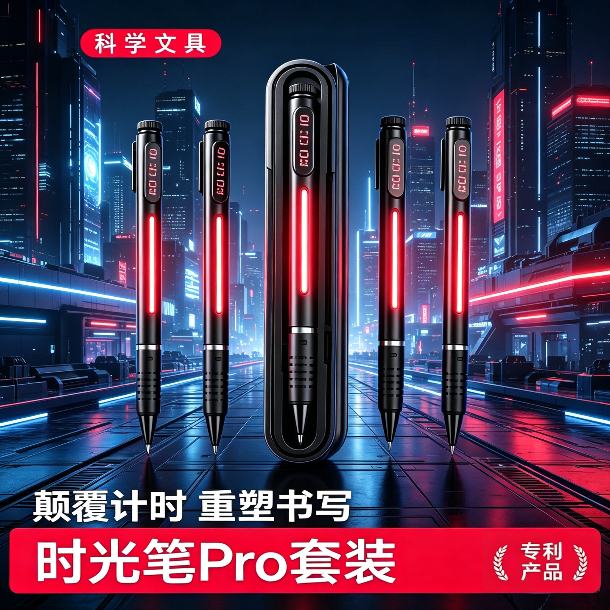 时光笔Pro套装黑科技计时中性笔图片