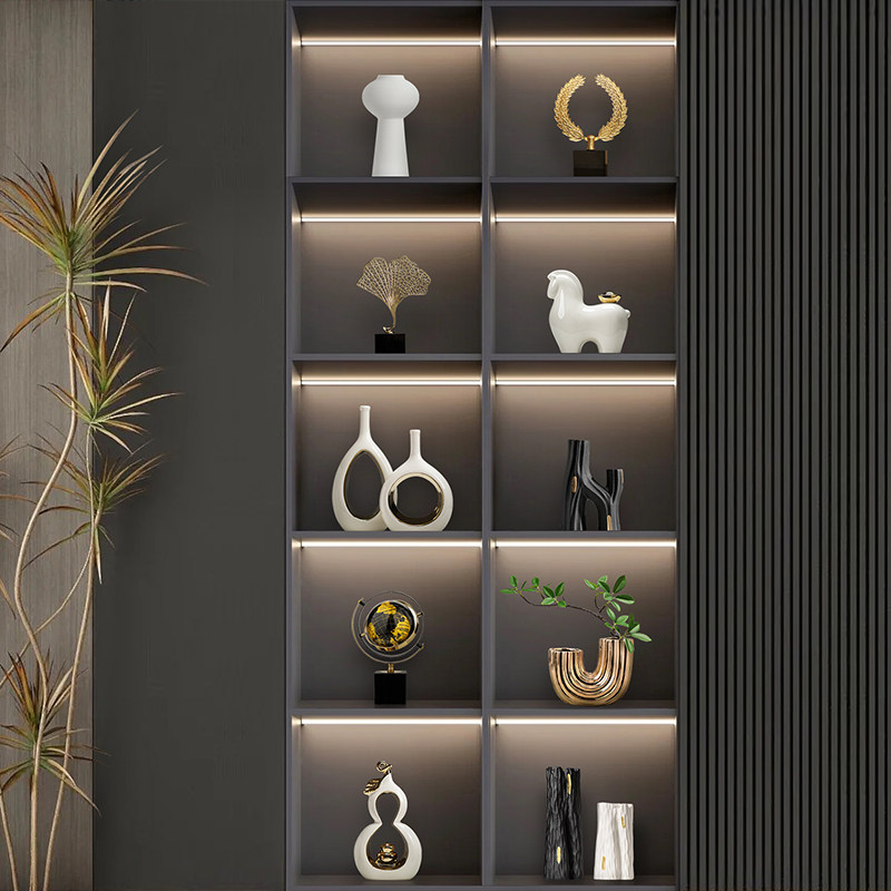 简约现代客厅电视柜装饰品摆件轻奢高档创意酒柜办公室工艺礼品摆