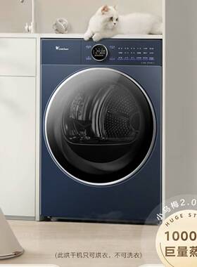 小.天鹅烘干机TH10VE60变频电机羊毛蓝标10kg家用大容量纯平全嵌