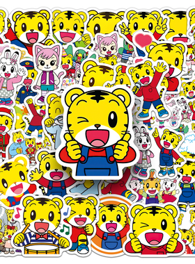 100张巧虎周边贴纸亲子互动益智玩具幼儿园奖励贴画手账素材贴纸